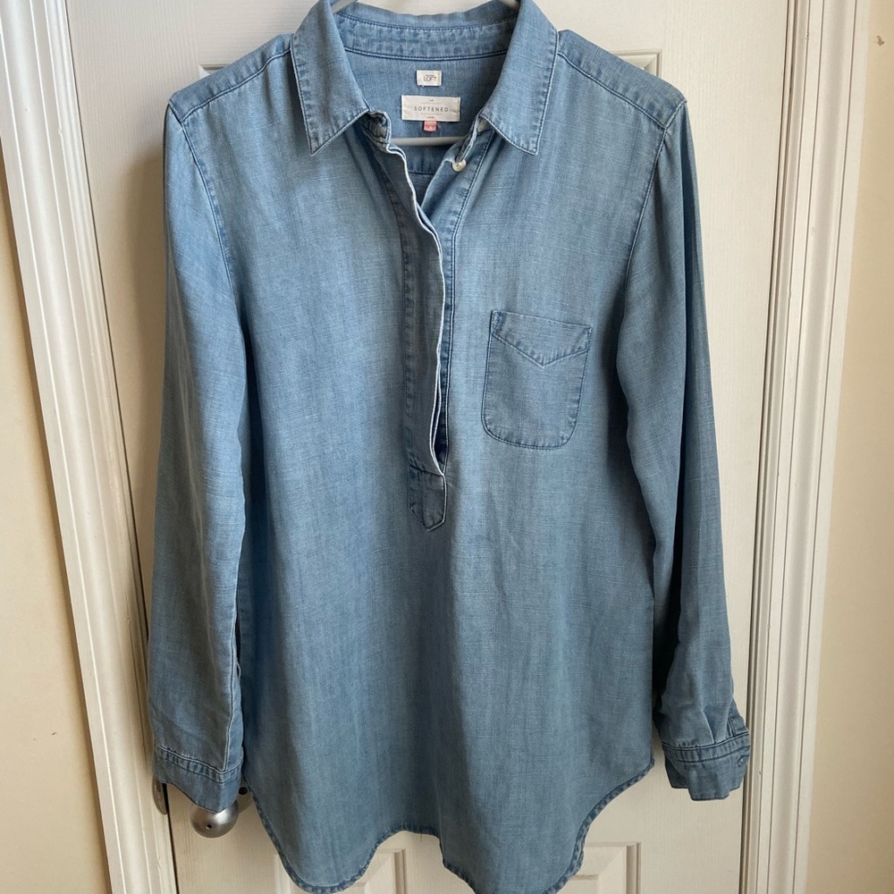 Loft Denim Tunic/Shirt